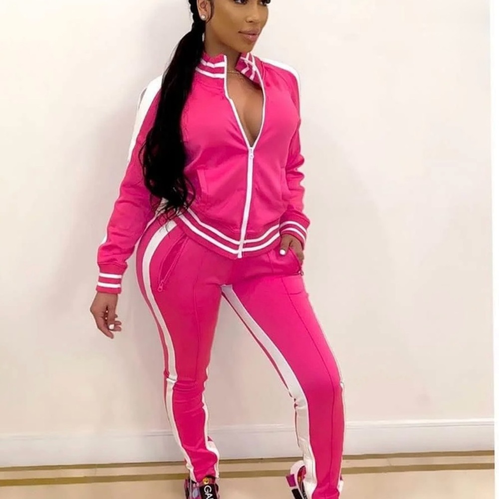 New 2 piece Off the Shoulder Tracksuit